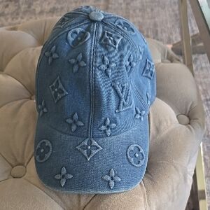 Louis Vuitton Blue Denim Hat